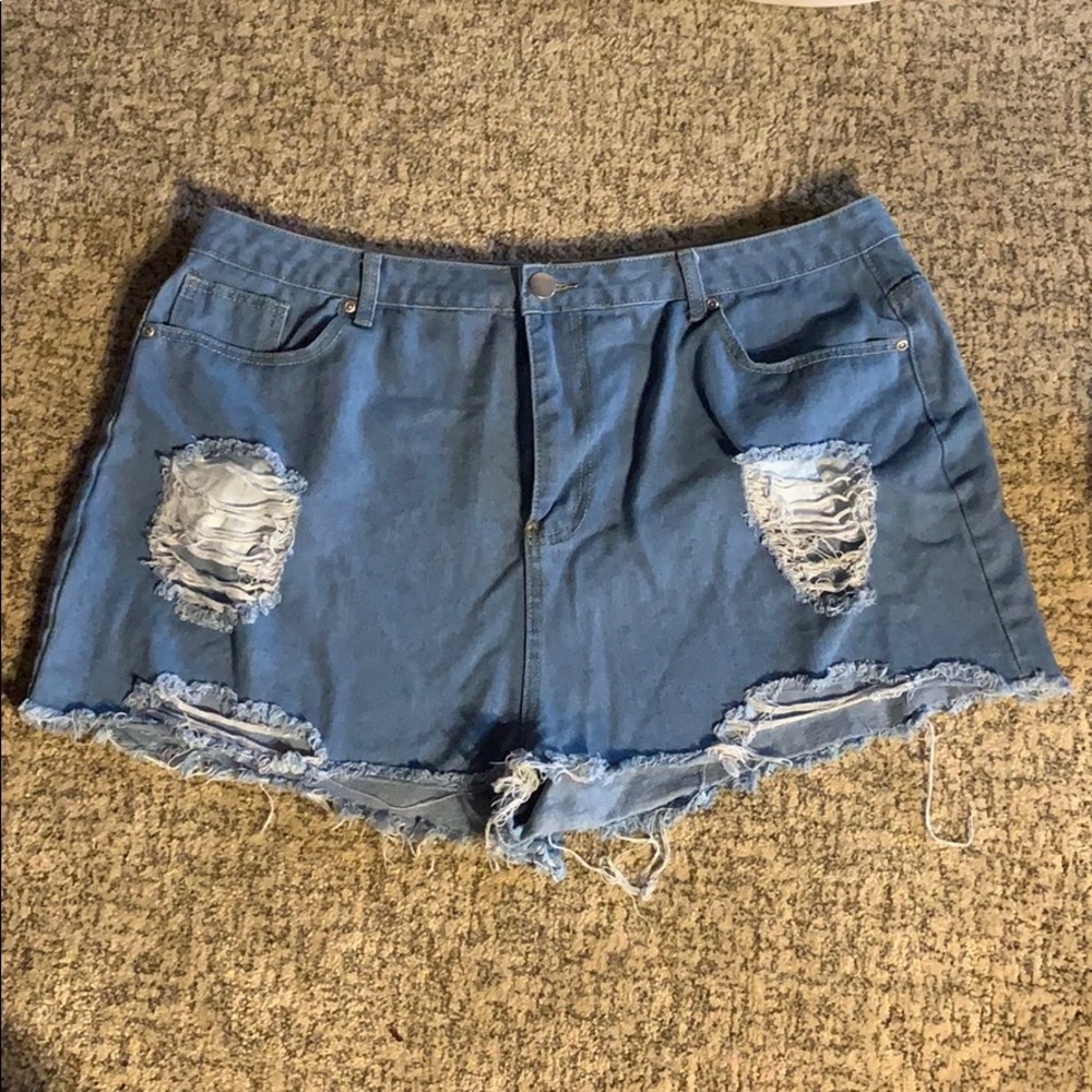 Boohoo Jean Shorts - Size 18